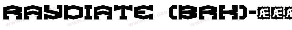 Raydiate (BRK)字体转换